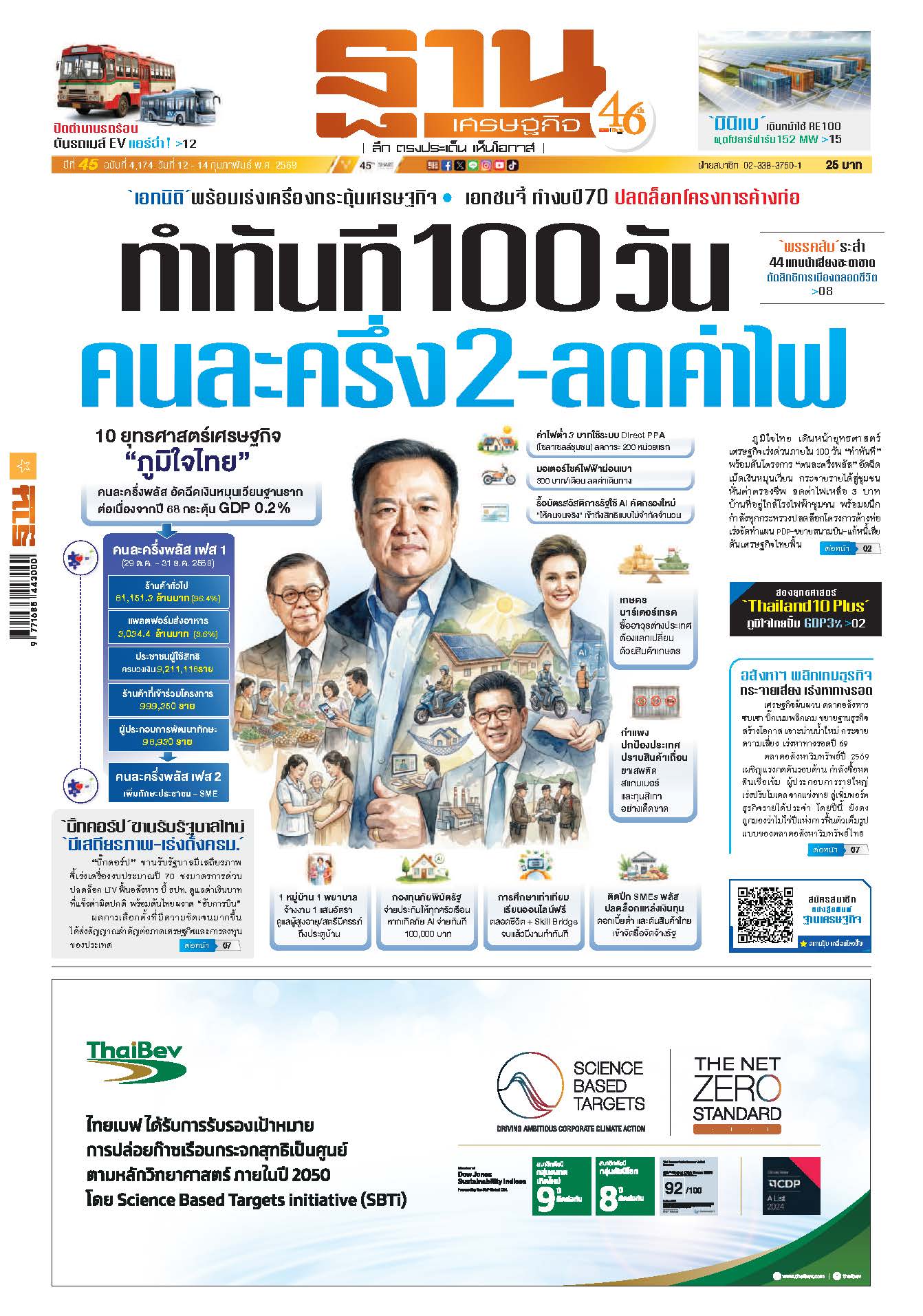 ฐานเศรษฐกิจ 12 - 14 Febuary 2026